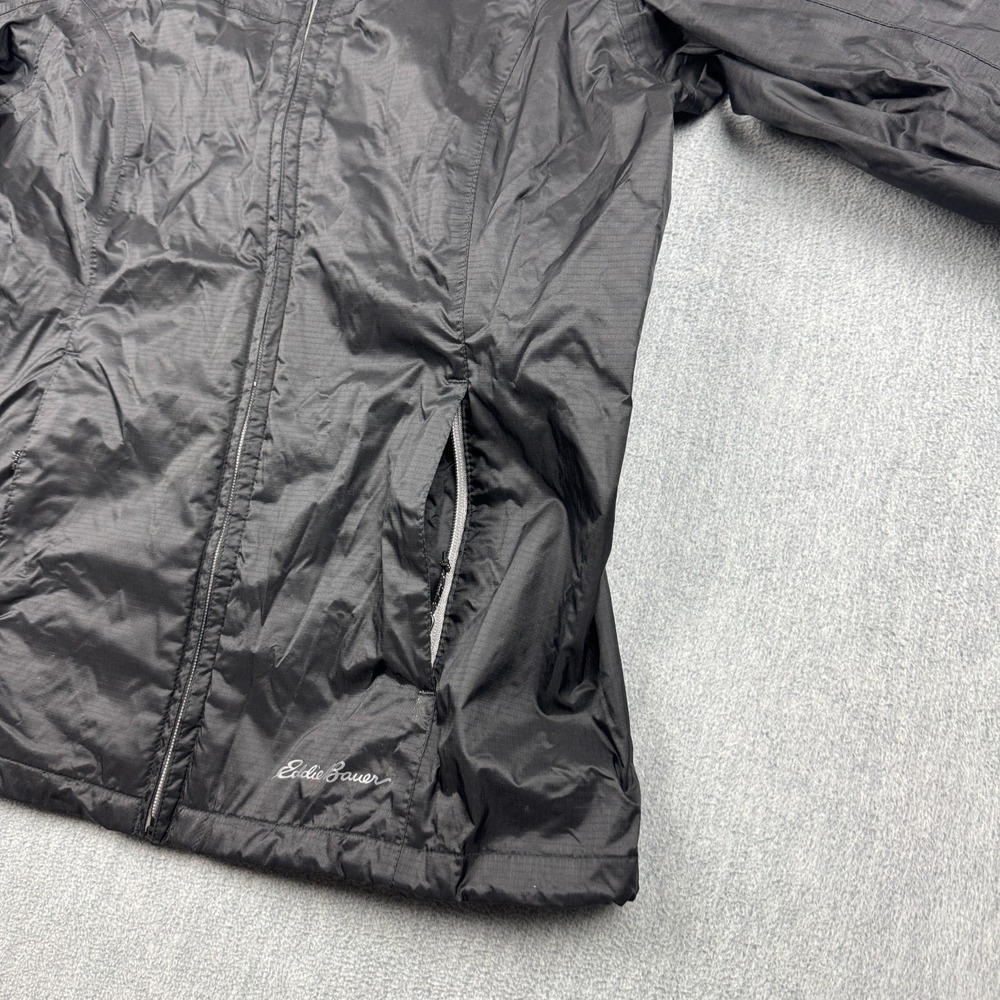 Eddie Bauer Jacket Womens XS Black Weatheredge Windbreaker Hooded‎ Rain Outdoor - Picture 4 of 16